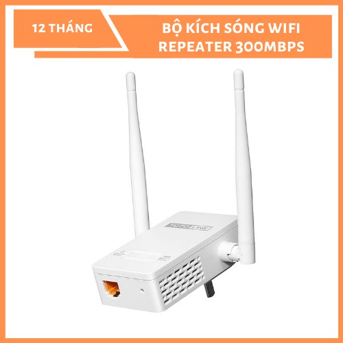 Bộ Kích Sóng Wifi Repeater 300Mbps Totolink Ex200 - Hàng chính hãng