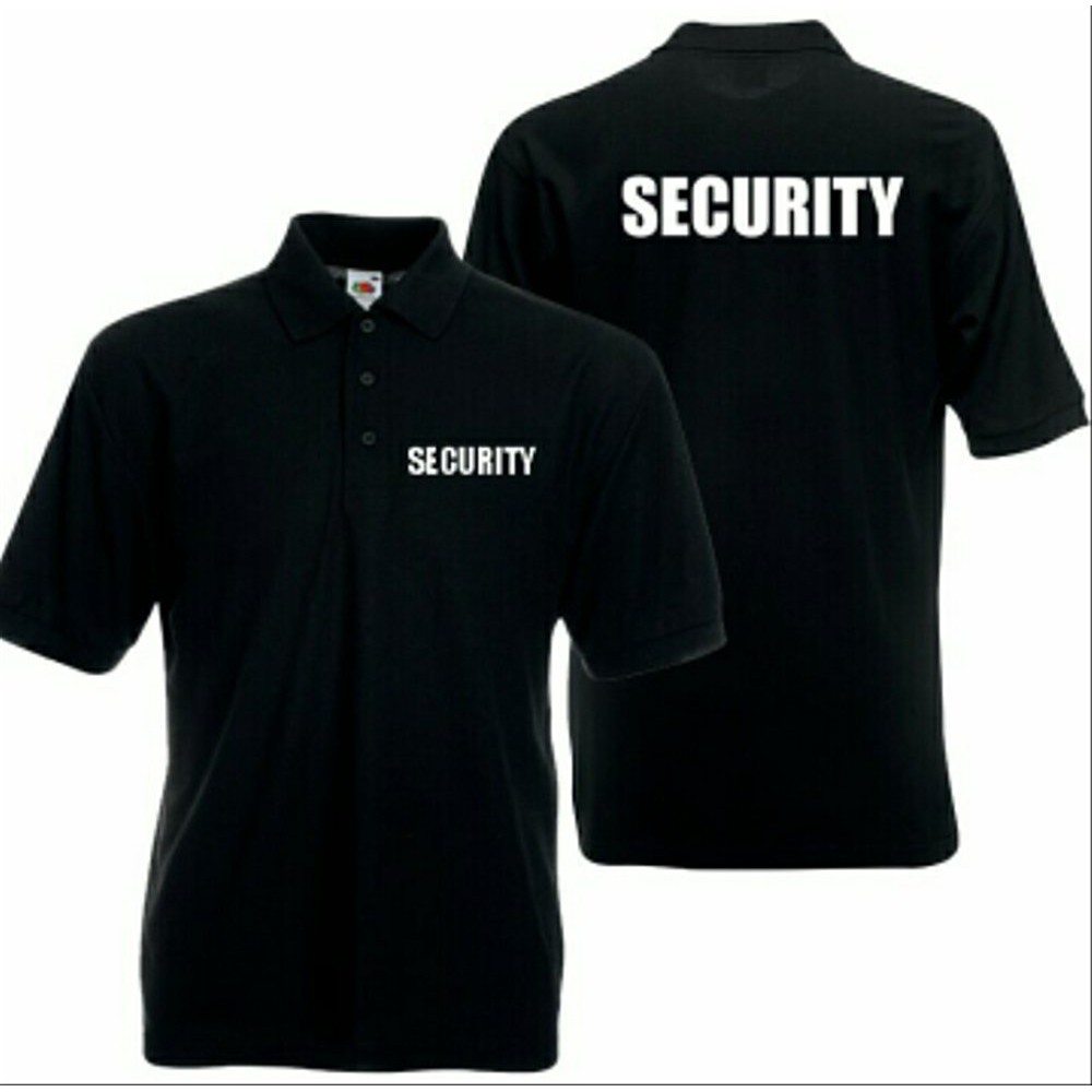 Áo Thun Polo Distro SECURiTY SECURiTY SECURiTY SECURiTY SECURiTY SECURiTY SECURiTY Trơn Tùy Chỉnh An Toàn Cho Người Lớn Trẻ Em