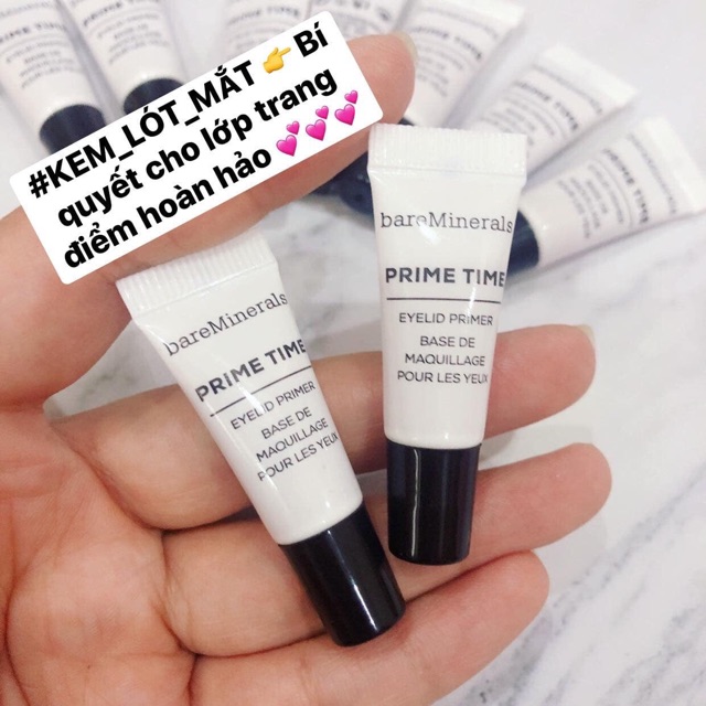 Kem lót mắt khoáng BAreminerals PRIME TIME EYESHADOW PRIMER (1.5ml = 1/2 Fullsize) | BigBuy360 - bigbuy360.vn