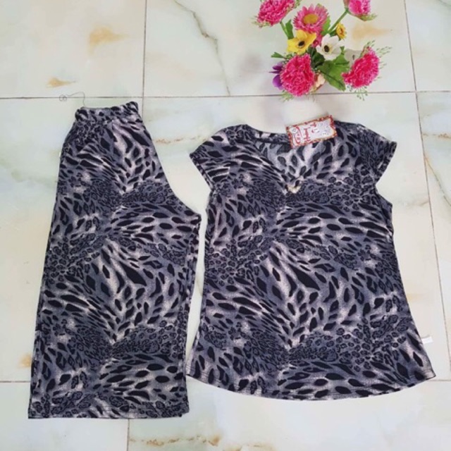 Đồ bộ lửng thun gân ống rộng !!!