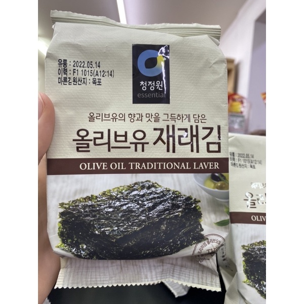 LÁ kim ăn liền dầu olive vị truyền thống 17gr Daesang