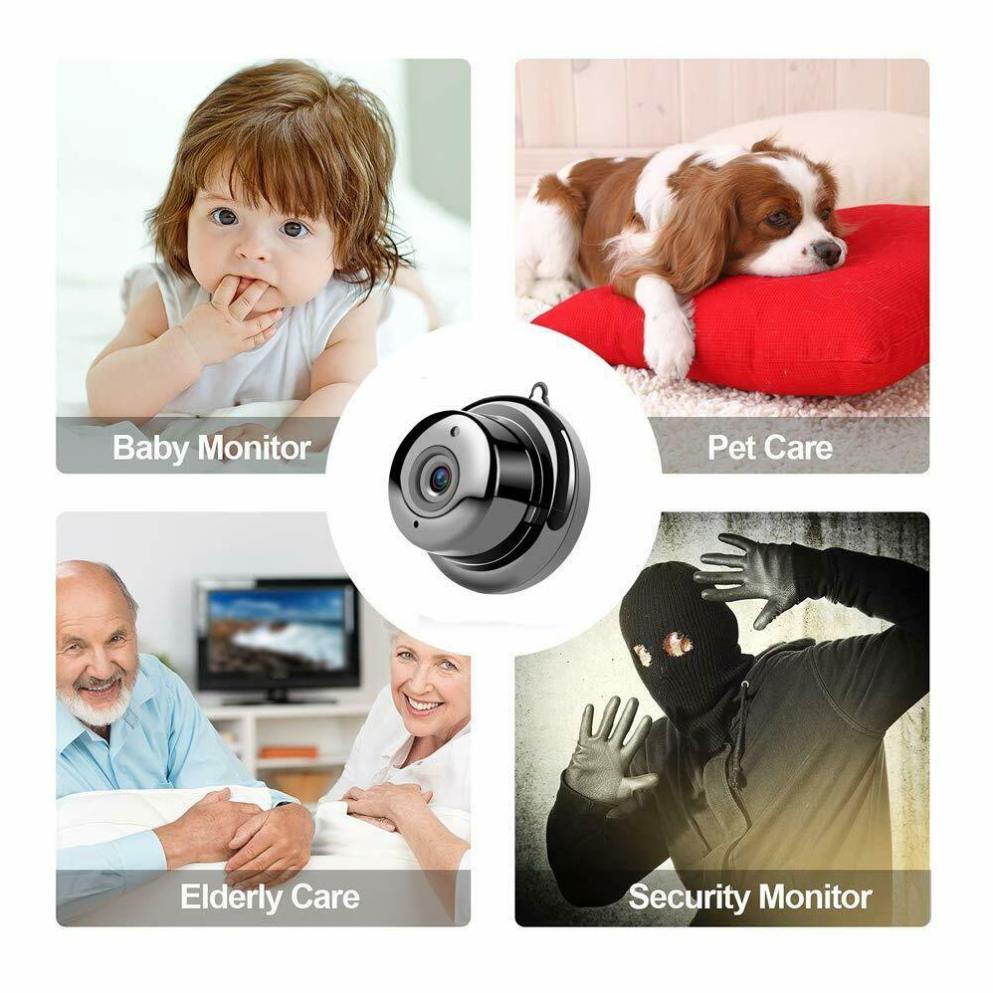 Camera wifi V380 treo tường, Camera không dây Hàng xịn dùng ngon hơn camera yoosee - Dùng app v380 pro