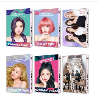 Lomo 30 tấm Blackpink JISOO LISA ROSE JENNIE ảnh từng thành viên