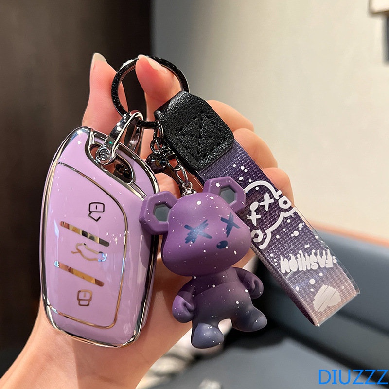 Ốp Chìa Khóa Điều Khiển Từ Xa Cho Xe Hơi MG ZS EV MG6 EZS HS EHS 2019 2020 Roewe RX5 i6 i5 RX3 RX8 E