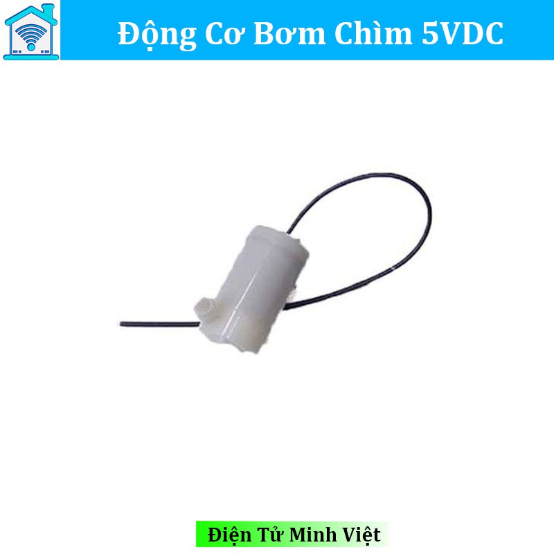 Máy bơm mini bơm chìm siêu nhỏ 3V-5V bơm mạnh và êm lưu lượng 96 lít một giờ