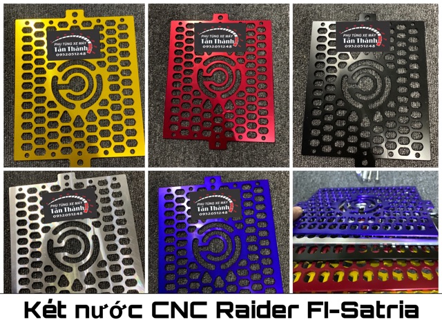 Két nước CNC Raider FI- Satria loại dày