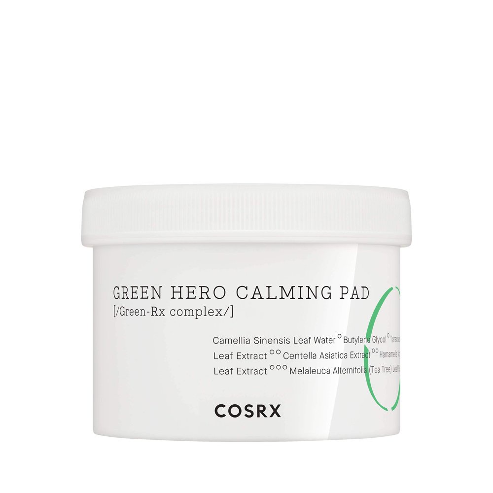 Tẩy da chết, làm dịu da nhạy cảm dạng miếng bông Cosrx One Step Green Hero Calming Pads 70 miếng - NiNiShop