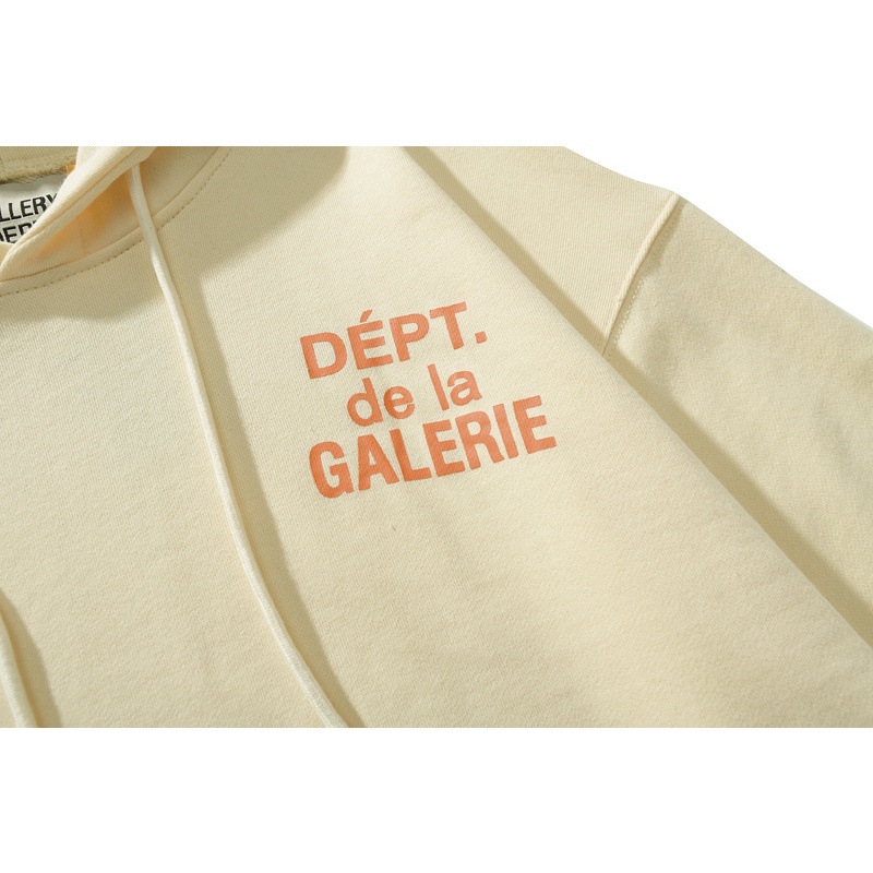 Áo Hoodie Cotton Tay Dài In Chữ GALLERY DEPT Thời Trang Cổ Điển Dành Cho Cặp Đôi