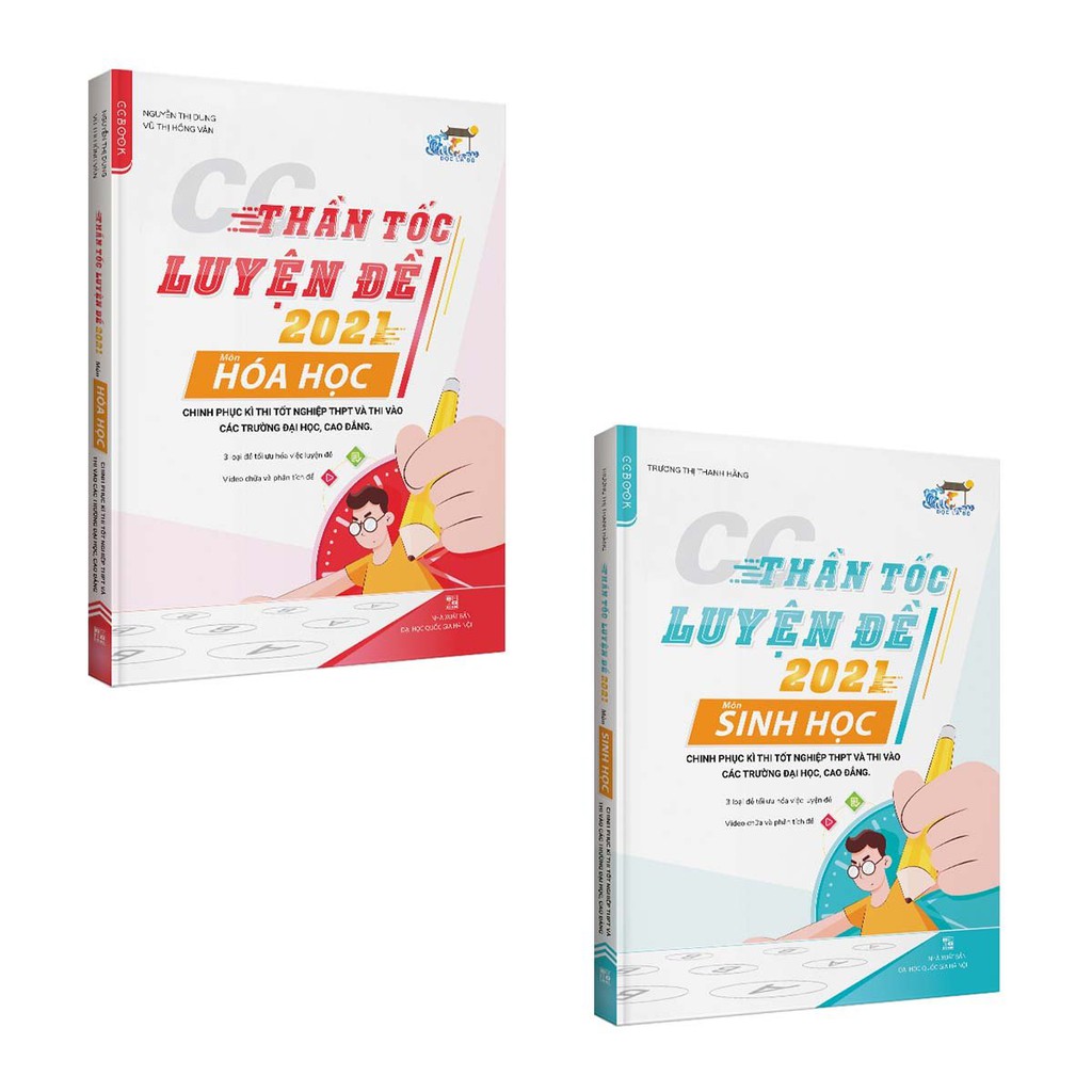 Sách - Combo CC Thần tốc luyện đề 2021 môn Sinh học - Hoá học