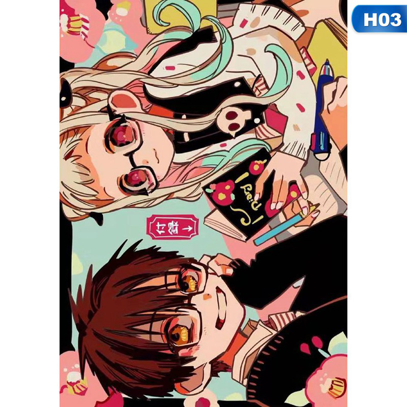Flowersqueen Tranh Vải Cuộn Trang Trí In Hình Anime Nhật Bản
