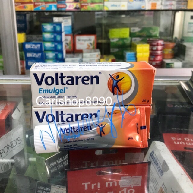 Voltaren gel-hỗ trợ giảm đau,xoa bóp bong gân
