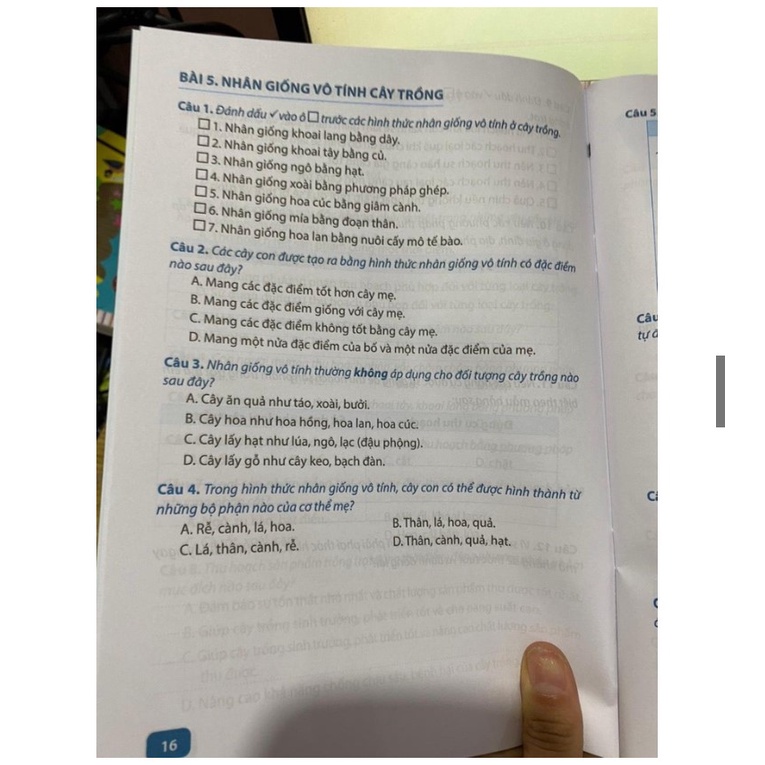 Sách - Bài tập Công nghệ Lớp 7 - Kết nối