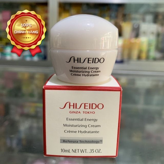 Kem dưỡng ẩm da mini Shiseido Essential Energy Moisturizing Cream 10ml 