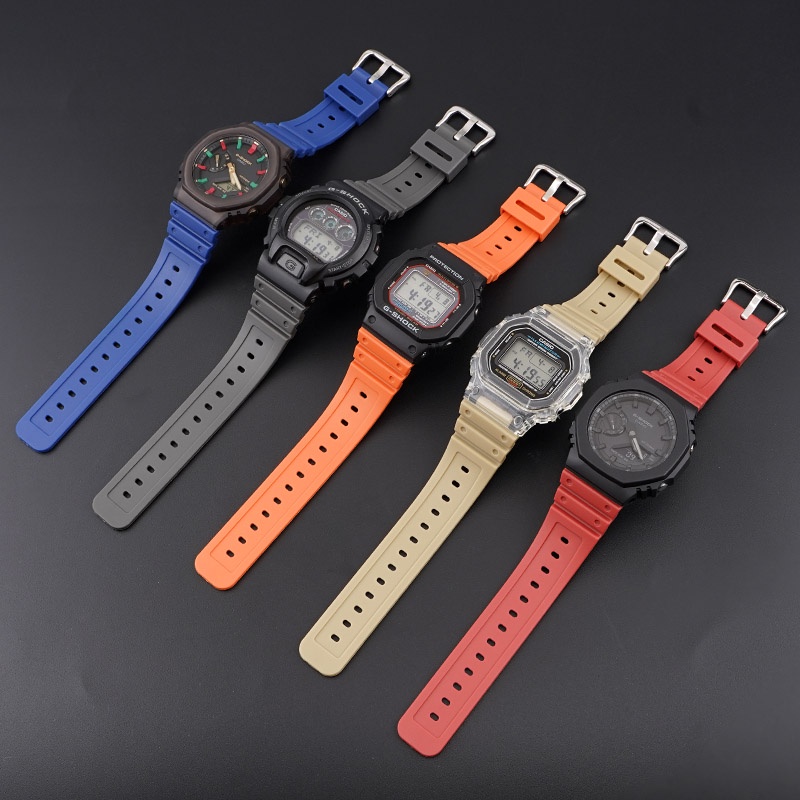 Dây Đeo Thay Thế 16mm Dành Cho Đồng Hồ Casio G-shock DW-6900/GW-M5610/DW-5600E GLS-5600 GW-5000