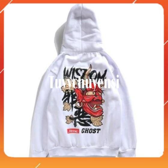 Áo hoodie nam ♥FREESHIP♥ áo nỉ in hình msicrow mặt quỷ dày ấm màu đen 4 size M L XL XXL