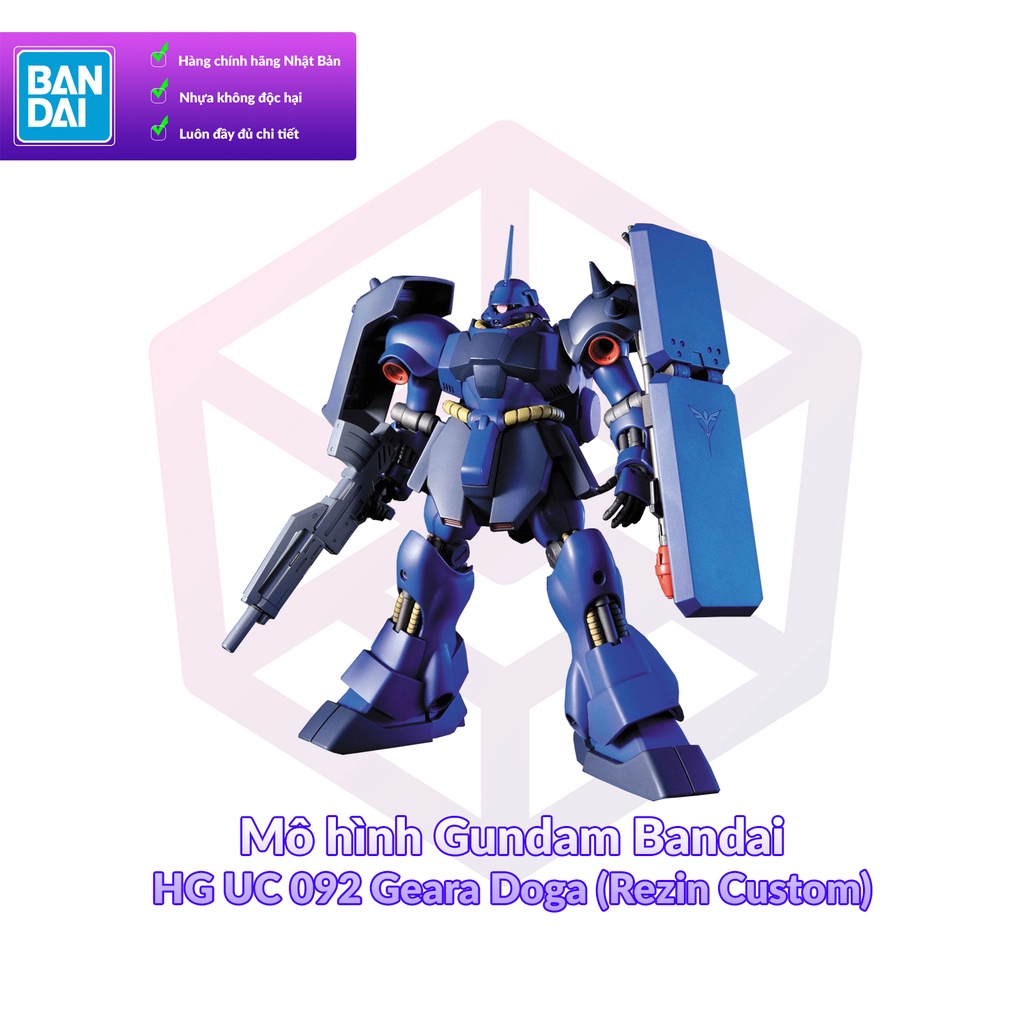 Mô hình Gundam Bandai HG UC 092 Geara Doga (Rezin Custom) 1/144 Gundam Char’s Counterattack [GDB] [BHG]