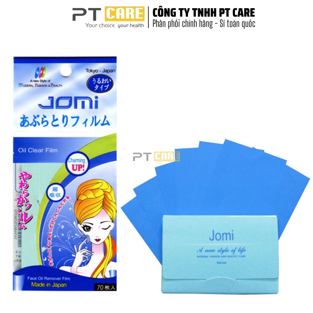 PT CARE | Phim Thấm Dầu Jomi 70 Tờ/Gói Oil Clear Film