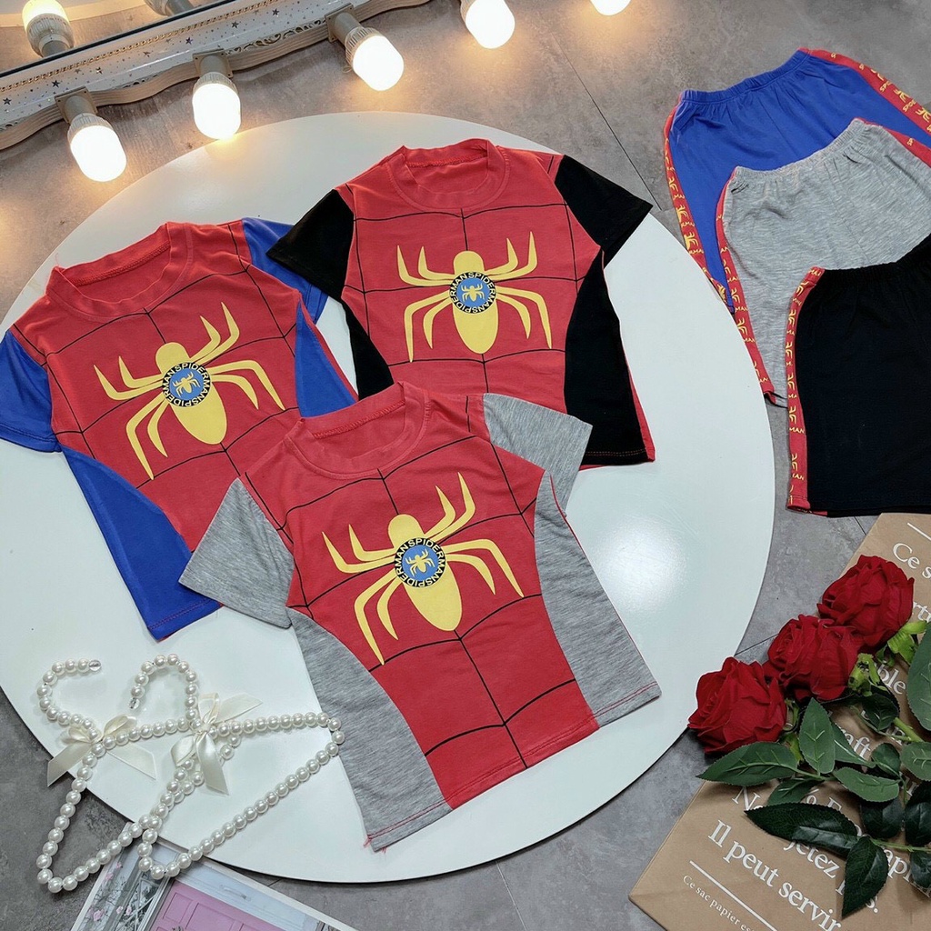 Bộ quần áo siêu nhân đáng yêu cho bé trai, chất đẹp