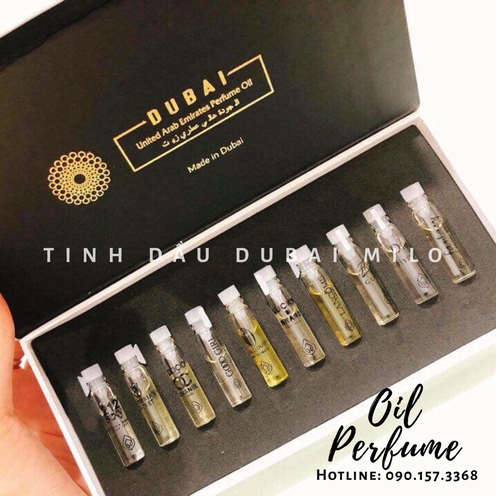 【2ML】☣ Tinh Dầu Dubai Chính Hãng Tester Nam + Nữ ❈