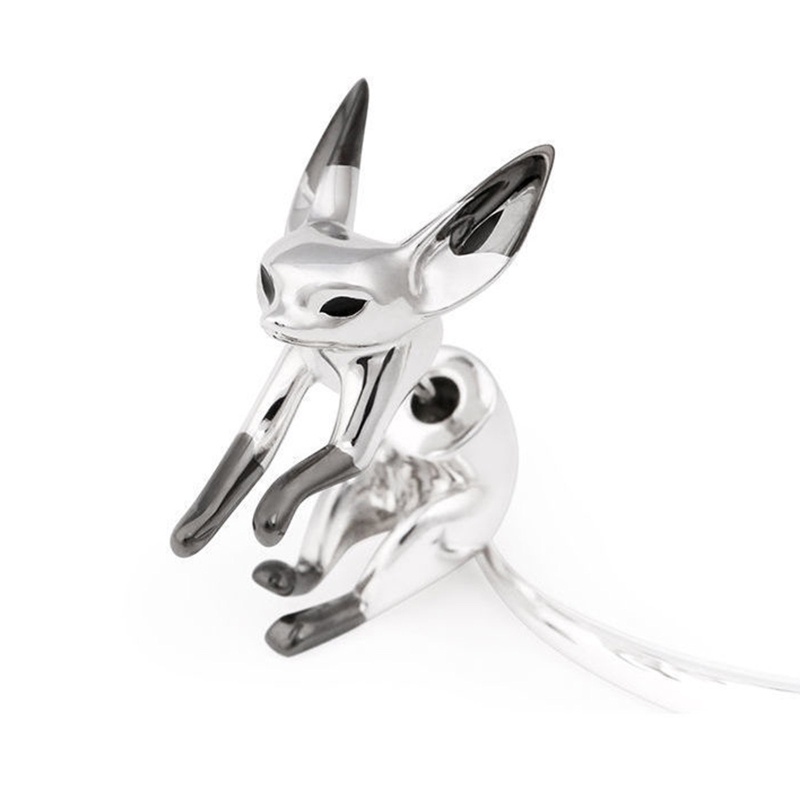 Bông Tai Dáng Dài Hình Chú Cáo Đuôi Dài Độc Đáo Dễ Thương Cho Nữ