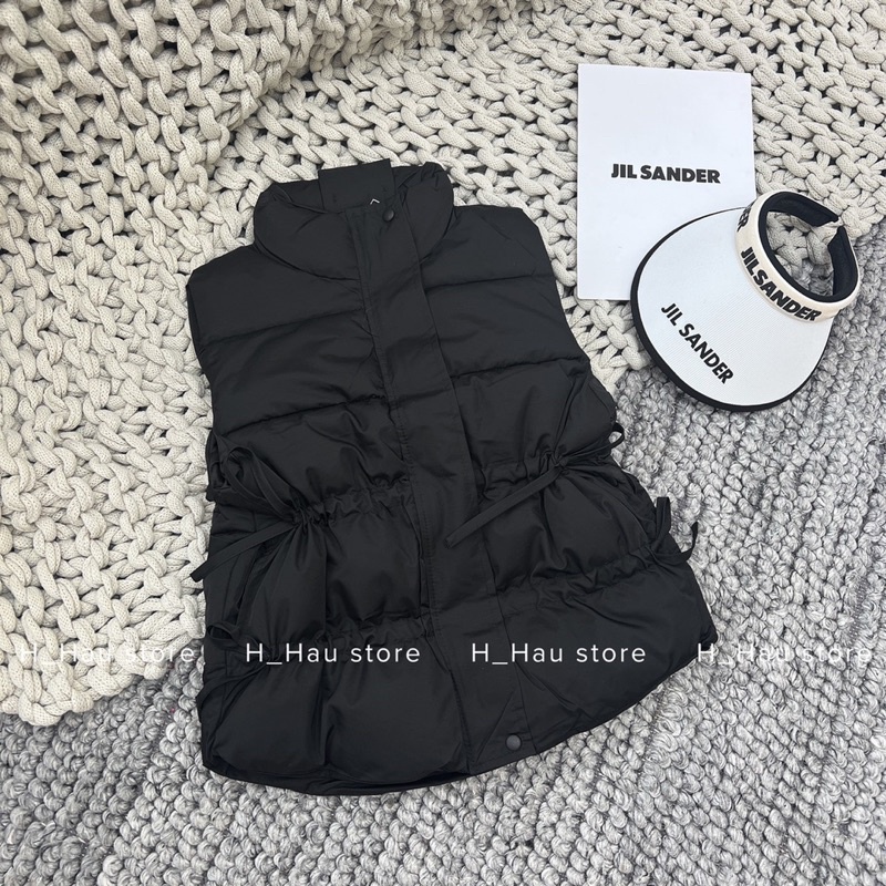 Áo phao gile rút eo 2 tầng