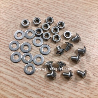Combo 1000 bộ Ốc vít M4 cho Pin sắt LifePO4 32650 inox không gỉ
