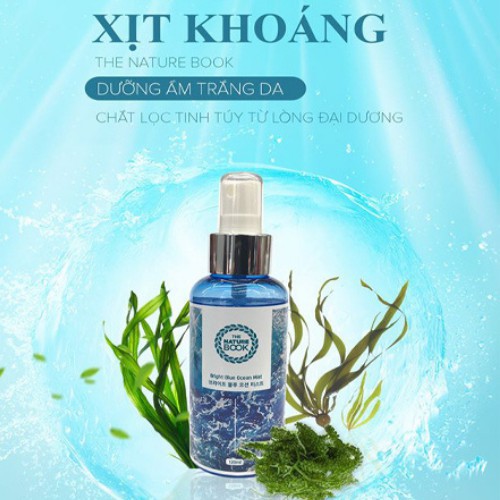 Xịt Khoáng The Nature Book Bright Blue Ocean Mist120ml