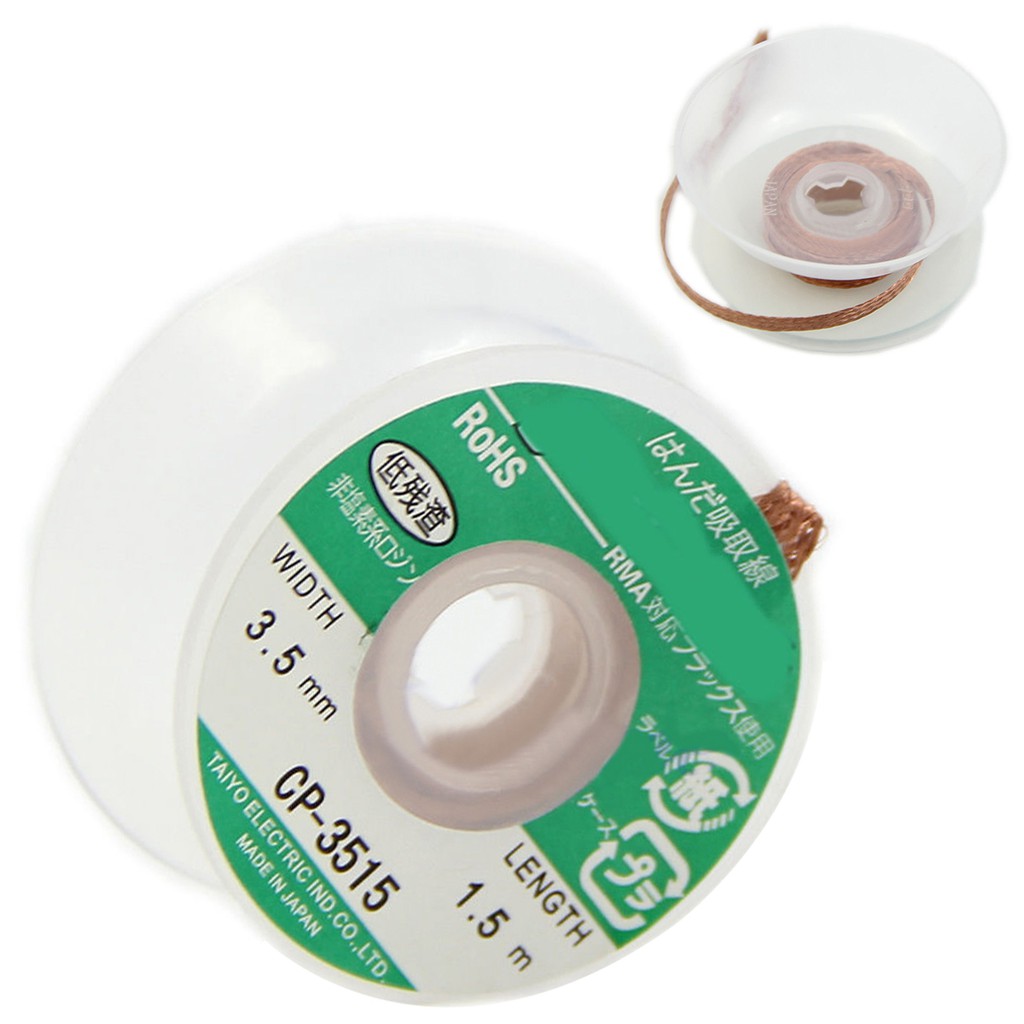 1 Cuộn Dây Đồng Hút Chì Hàn CP-3515 Dài 1.5m Rộng 3.5mm