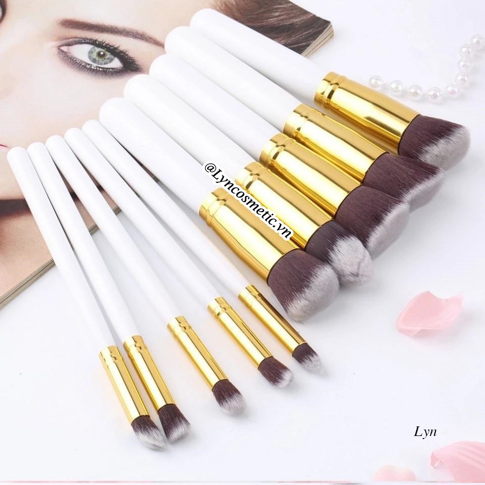 Set cọ makeup chuyên nghiệp 10 cây