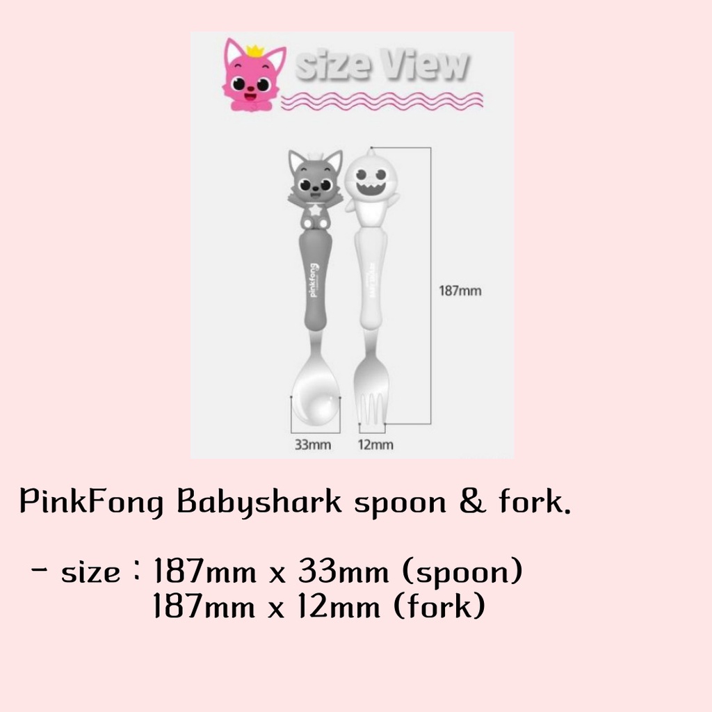 Bộ Muỗng Và Nĩa Màu Hồng Cho Trẻ Em