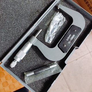 Thước panme đo ngoài 75-100mm, dụng cụ đo lường chính xác, kỹ thuật cao