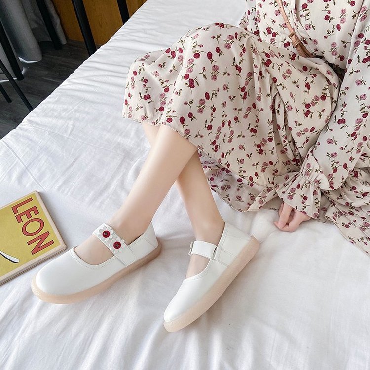 Giày Đế Thấp Mũi Tròn Cho Nữ