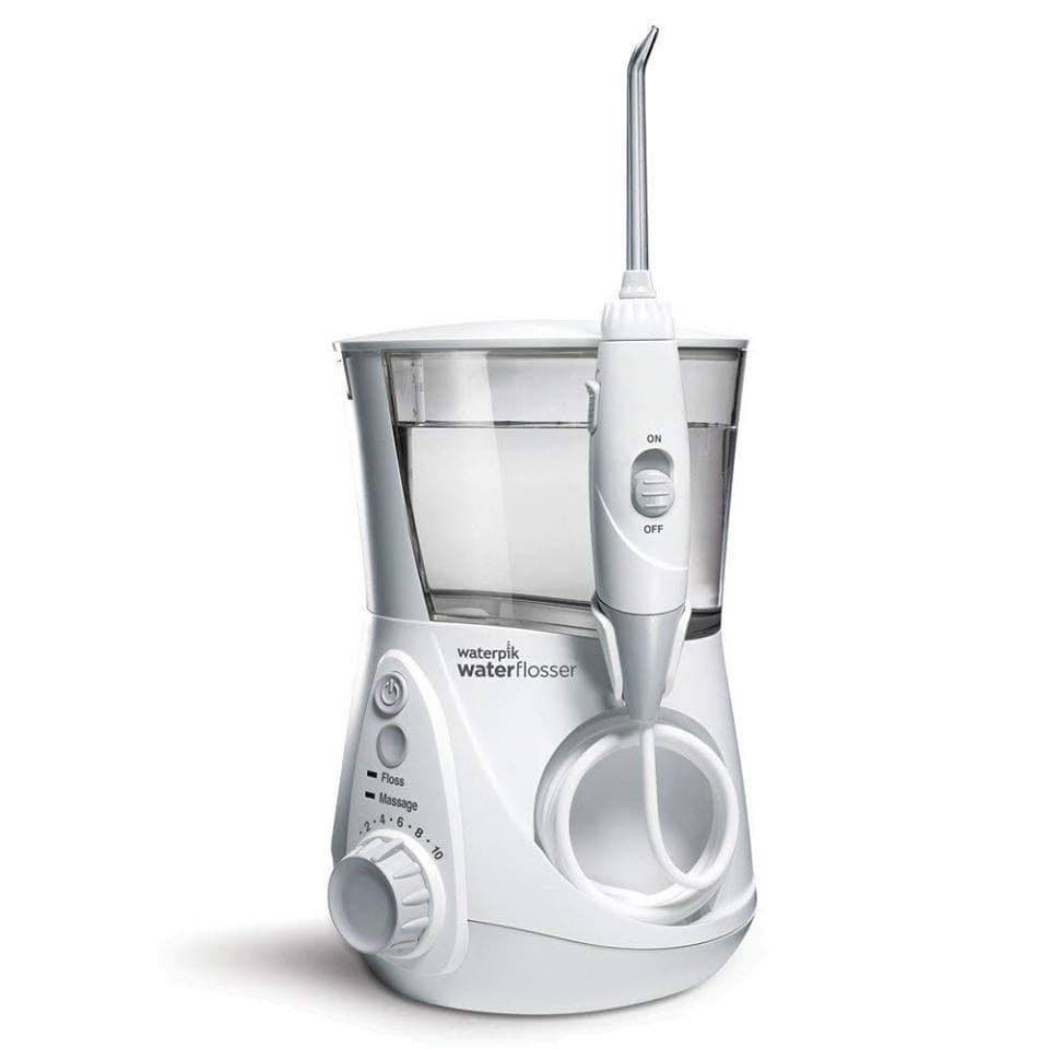Máy tăm nước kèm bình 650ml Waterpik WP-660EU Ultra Professional oral irrigator, màu trắng