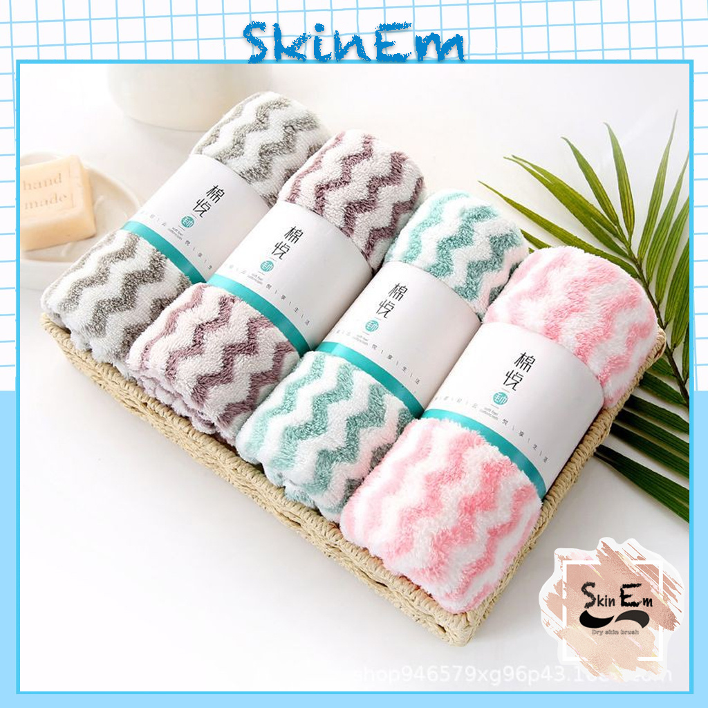 [Mã SKAMLSC28 giảm 10% tối đa 50K đơn 100K] KHĂN MẶT LÔNG CỪU HÀN QUỐC MỊN CAO CẤP