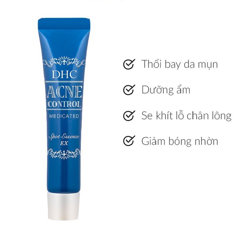 Tinh Chất Ngừa Mụn DHC Acne Control Spots Essence EX  Nhật Bản-15ml