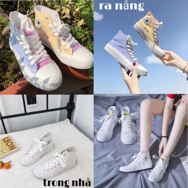 Giày sneaker đổi màu cực hot