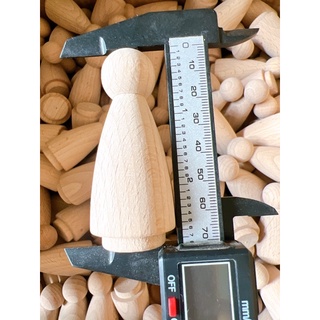 [Xưởng sx] - Búp bê gỗ ĐỦ SIZE 6,5cm ->10cm (loại gỗ cao cấp, có vân đẹp)