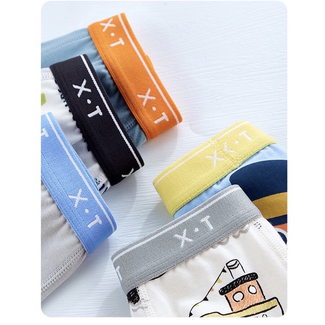 Set 3 quần boxer hoạ tiết robot cho bé trai