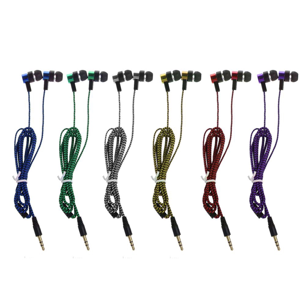 WATTLE 3.5mm Portable Mobile Phone Earpiece Wired Bass In-Ear Earphone