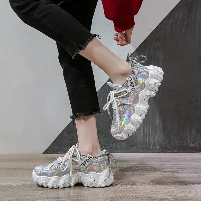 [Mã FAGREEN245 giảm 10% tối đa 30k đơn từ 99k] ( HOTTREN 2020) GIÀY THỂ THAO NỮ 3 MÀU ĐẾ ÓNG ÁNH | BigBuy360 - bigbuy360.vn