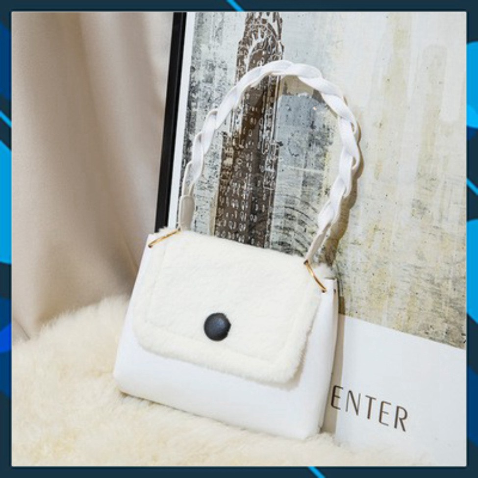 Túi kẹp nách, túi đeo chéo phối lông cừu xinh xắn dễ thương TX29 - Chip Xinh Boutique | BigBuy360 - bigbuy360.vn