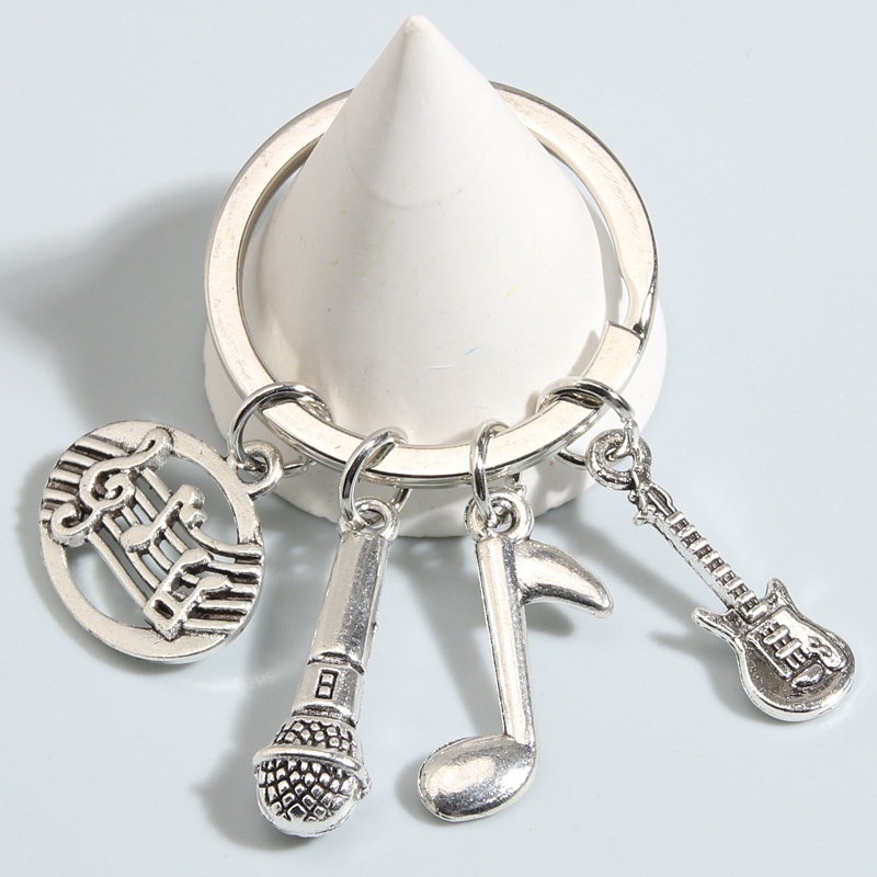 Móc Khóa Hình Nốt Nhạc Cụ guitar