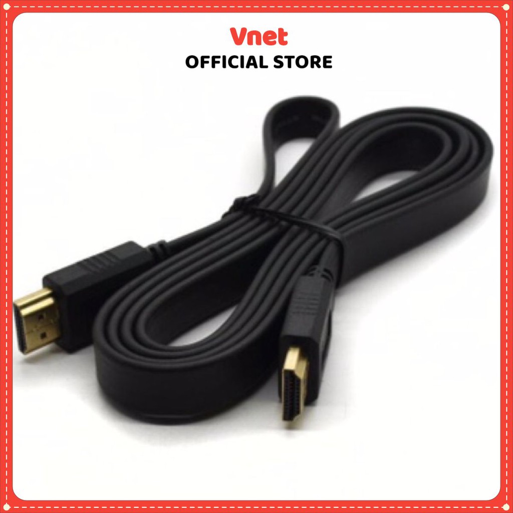 Combo 10 Dây HDMI 1.5m Tròn Lưới - Dẹt Đen - Đen Trắng Dây DVI- DVI 1.5M chống nhiều cao cấp