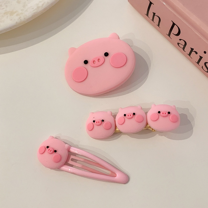 Kẹp Tóc Bằng Nhựa Acrylic Họa Tiết Hoạt Hình Kiểu Hàn Quốc Dễ Thương Cho Bé Gái