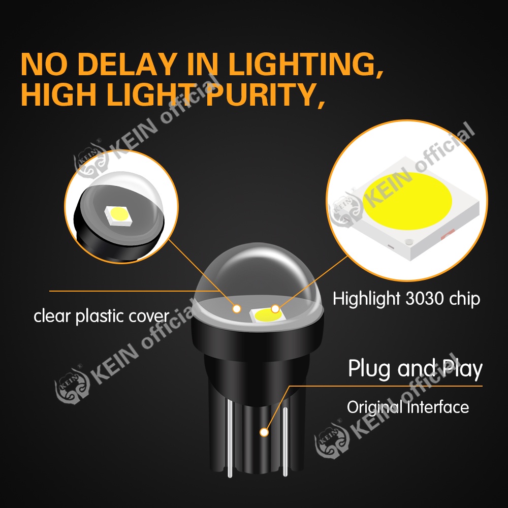 Bóng Đèn Led T10 W5W 168 192 501 Chuyên Dụng Cho Xe Hơi