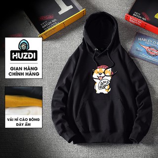 Áo Hoodie Nam Đẹp Phong Cách Hàn Quốc - Áo Khoác Nỉ Hoodie Nam Form Rộng Unisex - HUZDI mã HOD064