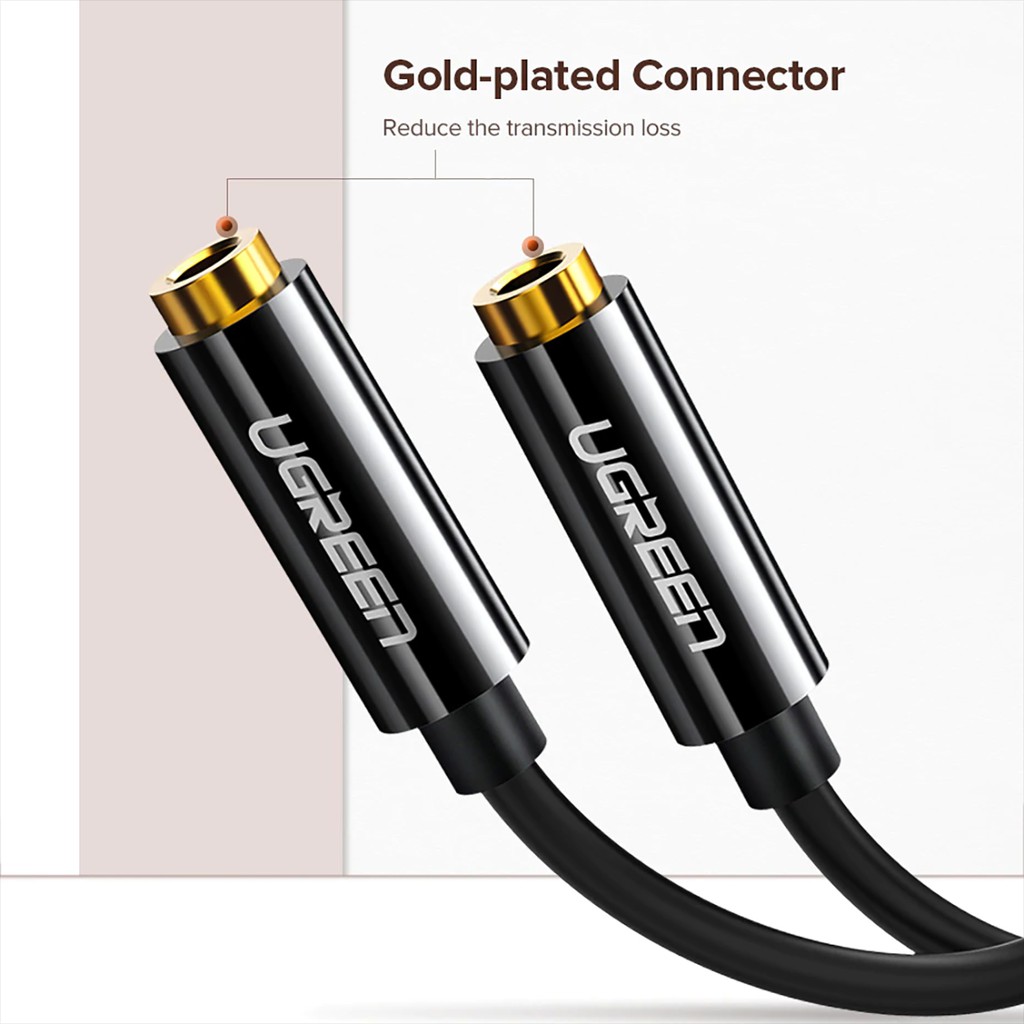 Cáp Chia Audio 3.5mm 1 ra 2 Cao Cấp UGREEN AV134