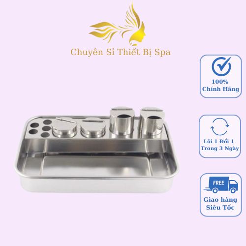 Khay đựng dụng cụ y tế, spa inox đa năng
