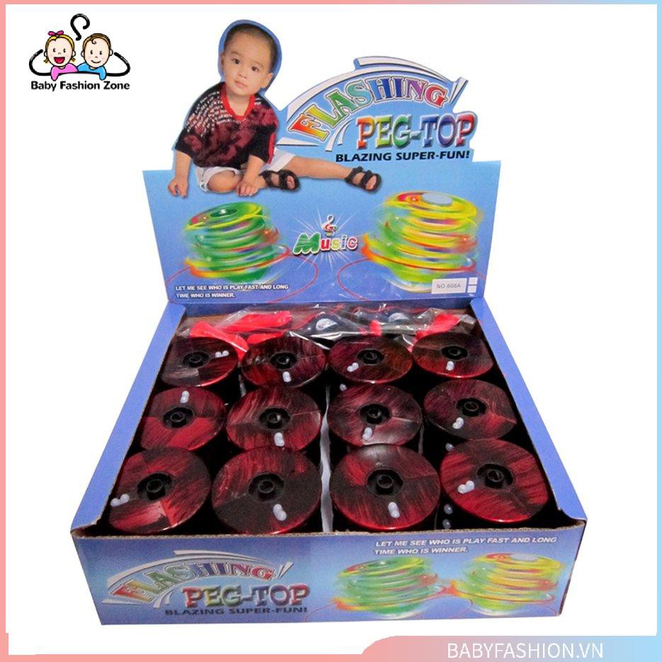 (0620) Con Quay Đồ Chơi Fidget Spinner Led Bằng Gỗ