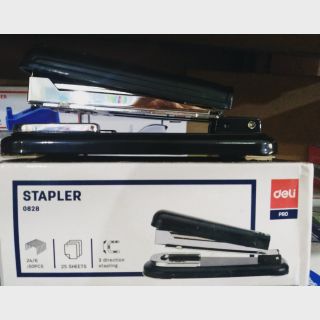 Dập ghim xoay 3 chiều Deli 0828